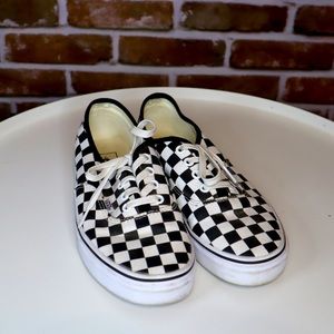 Checkered vans
